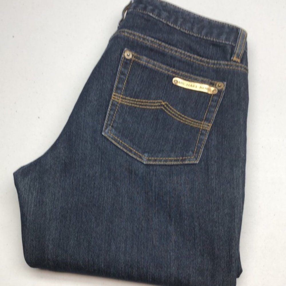 LIKE NEW MICHAEL KORS DARKWASH BOOTCUT JEANS 4/27x29 ⭐️